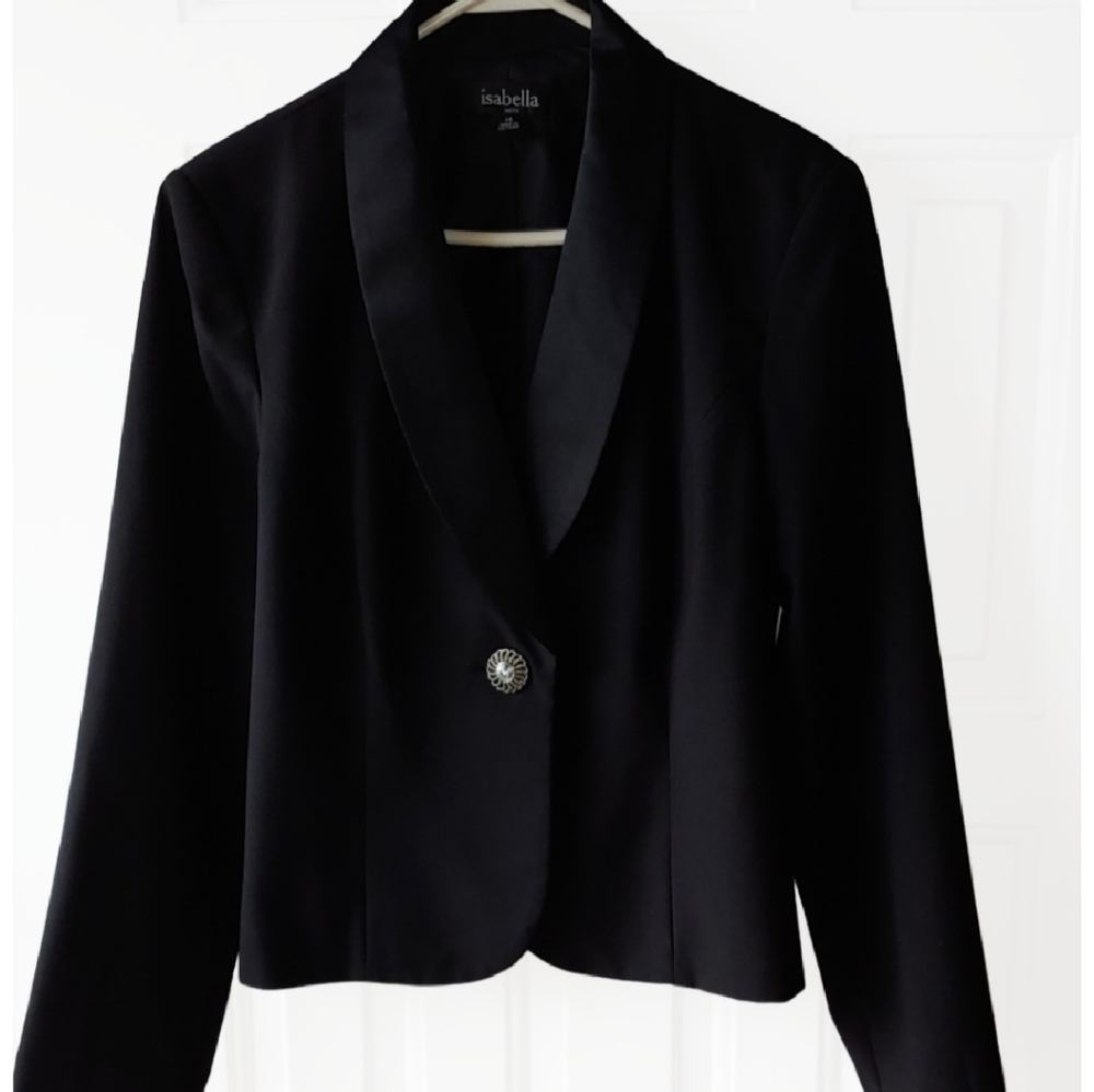 Isabella dress black jacket Sz14